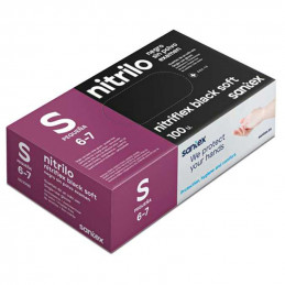 Black Nitrile Gloves - Small