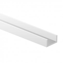 ABS Plasticard U-profile - 8x4mm