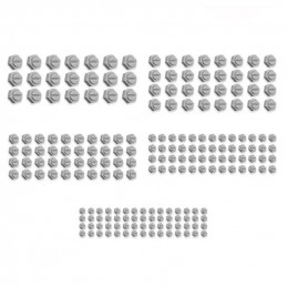 Set imprimé 3D - Micro Rivet Hexagonaux