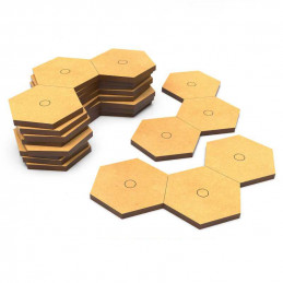 Bases Hexagonales Triples 32mm - Tipo 1
