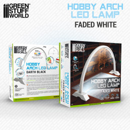 Lampara de arco LED - Faded White Lamparas de Arco