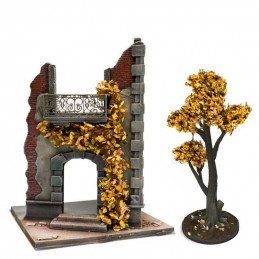 Feuillage lierre miniature - Chêne Jaune - Large
