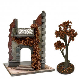 Ivy Foliage - Brown Oak - Large
