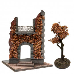 Miniatur-Blättermatten - Eiche Braun - Klein