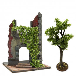 Feuillage lierre miniature - Bouleau Vert clair - Large