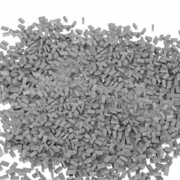 Miniature Bricks - Grey x2000 1:35