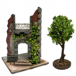 Miniatur-Blättermatten - Eiche Lichtgrün - Groß