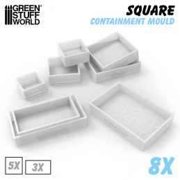 Containment Molds for Square Bases | Containment Molds