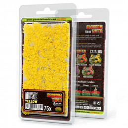 Touffes de Fleurs - 6mm - Tufts - Fleurs Jaunes
