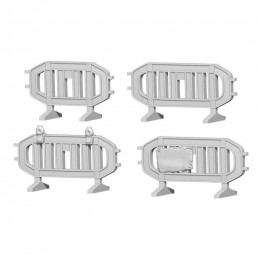 3D printed set - Plastic Barricades