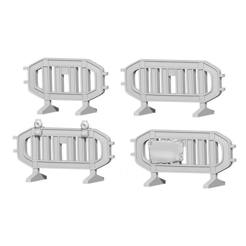 Set imprimé en 3D - Barrière de Sécurité Set imprimé en 3D - Barrière de Sécurité