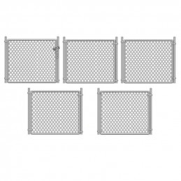 3D printed set - Chain Link Fences 50mm