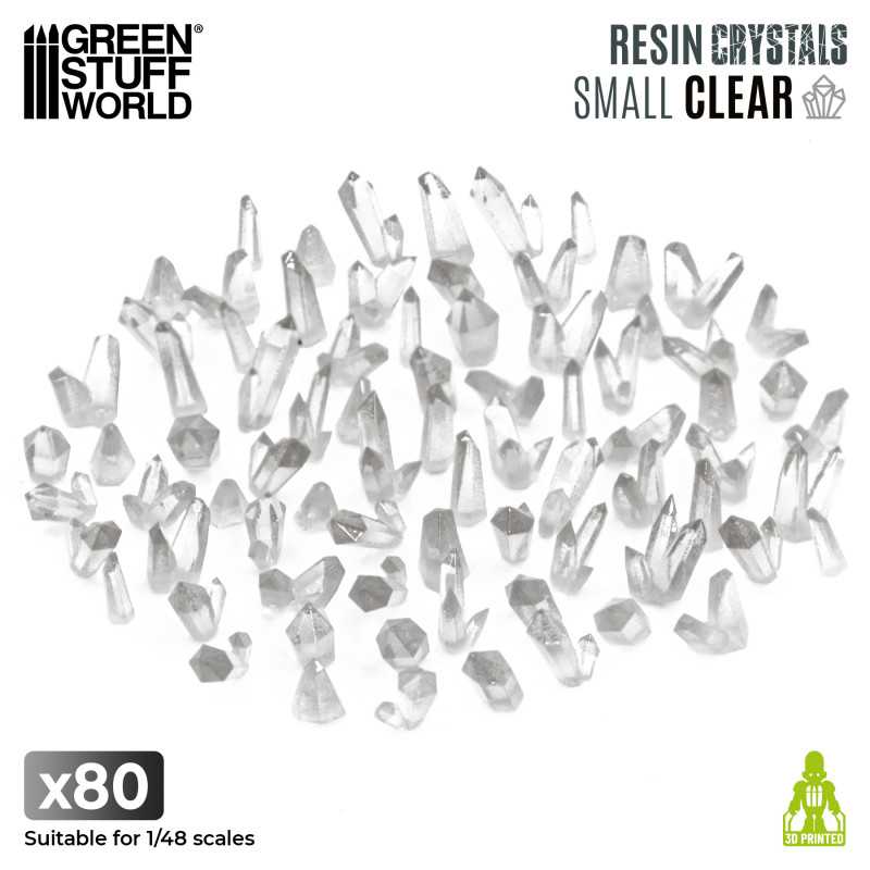 CLEAR Resin Crystals - Small | Transparent resin bits