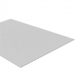 Plaque de Plasticard texturé DIAMANT DOUBLE