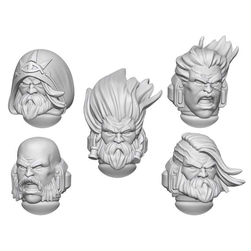 Cabezas de Lobos Espaciales compatibles Warhammer Cabezas de Lobos Espaciales compatibles Warhammer
