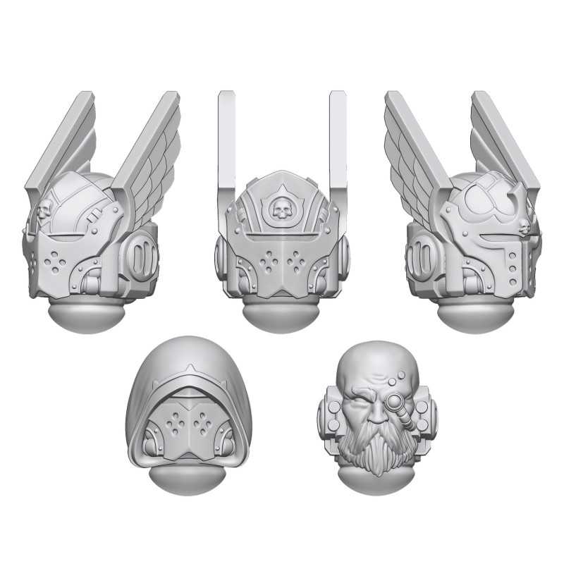 Cascos de Caballeros Negros compatibles Warhammer Cascos de Caballeros Negros compatibles Warhammer