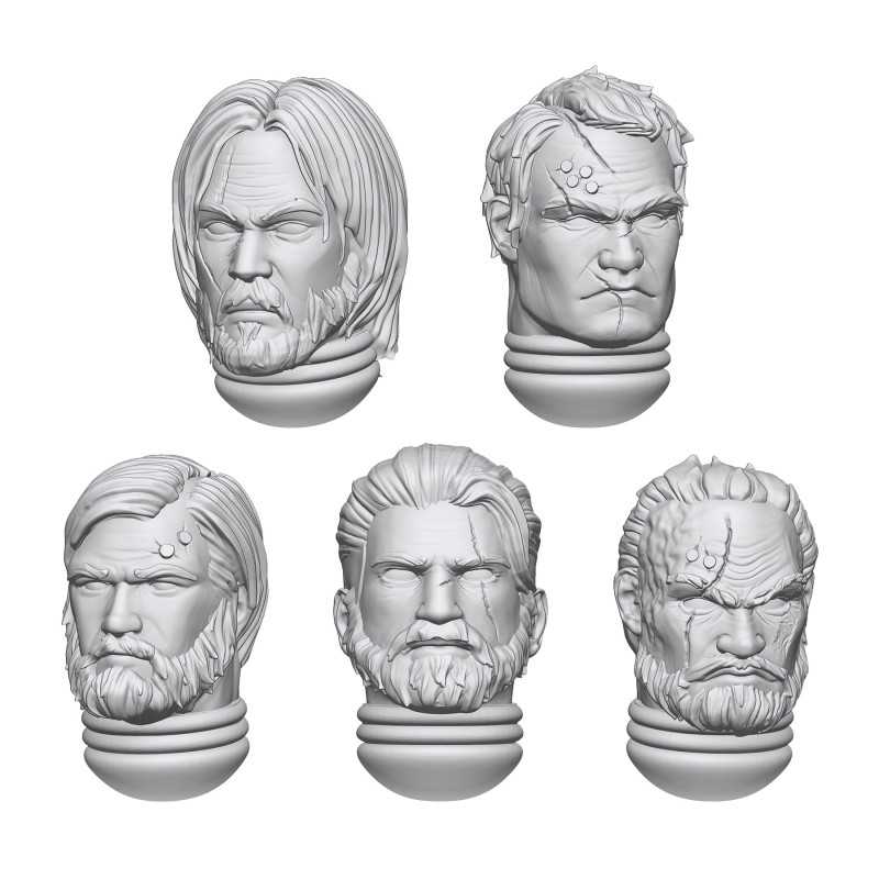 DakkaDakka - Space Soldier Hero Heads DakkaDakka - Space Soldier Hero Heads