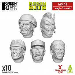DakkaDakka - Jungle Commando Heads