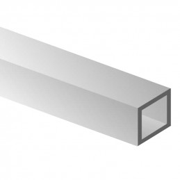 ASA Polystyrol-Profile ROHRPROFIL QUADRAT Plastikcard 4mm