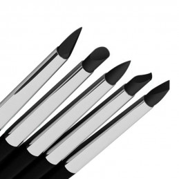 Pinceau Silicone - Colour Shapers TAILLE 6 - NOIR FERME