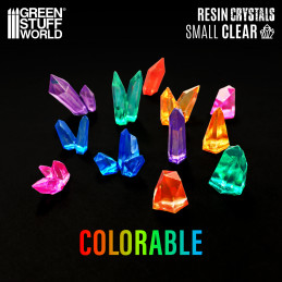 CLEAR Resin Crystals - Small | Transparent resin bits