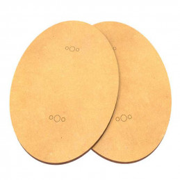MDF Bases - Oval 92x120mm