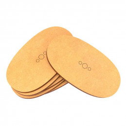 MDF Bases - AOS Oval 75x42mm