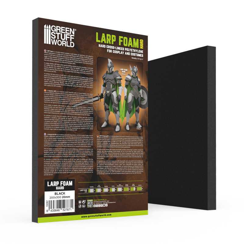 Hard LARP Foam 20mm for Sword Cross-Guard