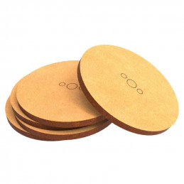MDF Bases - Round 50 mm