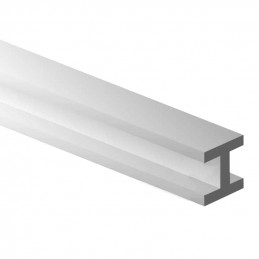 ABS Plasticard - Profile DOUBLE-T 2 mm
