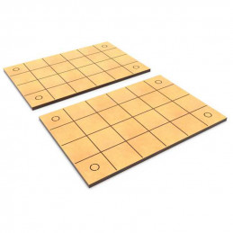 Vassoi di Movimento MDF - Quadrate Slimfit 120x80mm