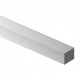 Perfil Plasticard BARRA QUADRATA 0,5mm