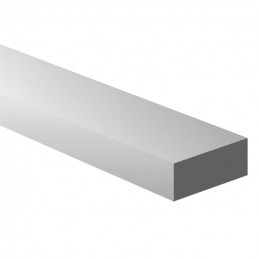 ABS Plasticard - Profile RECTANGLED ROD 1.5x2 mm
