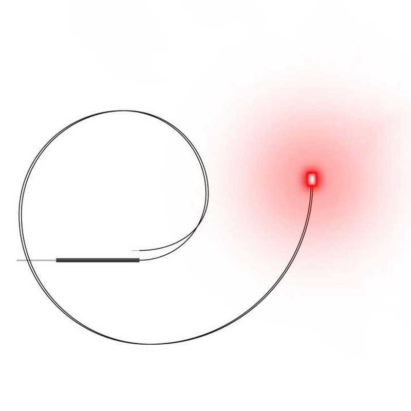 Rote LED-Leuchten - 2mm