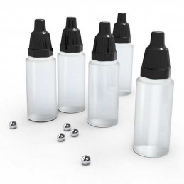 Flaconcini 17 ml vuoti con palline per miscelare vernici