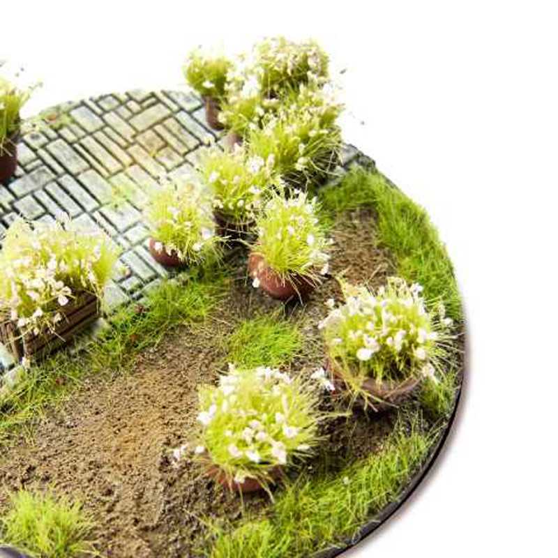 Shrub Tufts 6mm self-adhesive - White