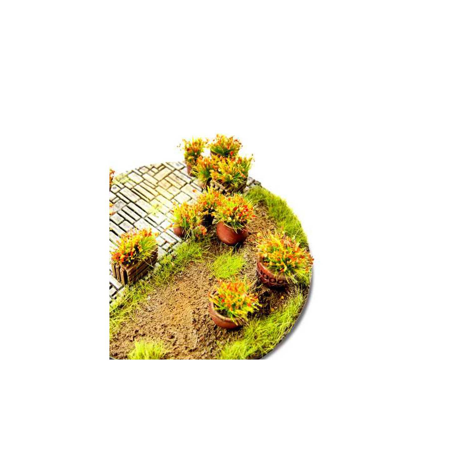 Ciuffi Arbusti Autoadesivi 6mm - Arancione