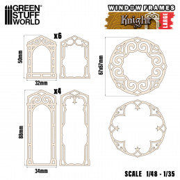 Knight Miniature Windows - Large