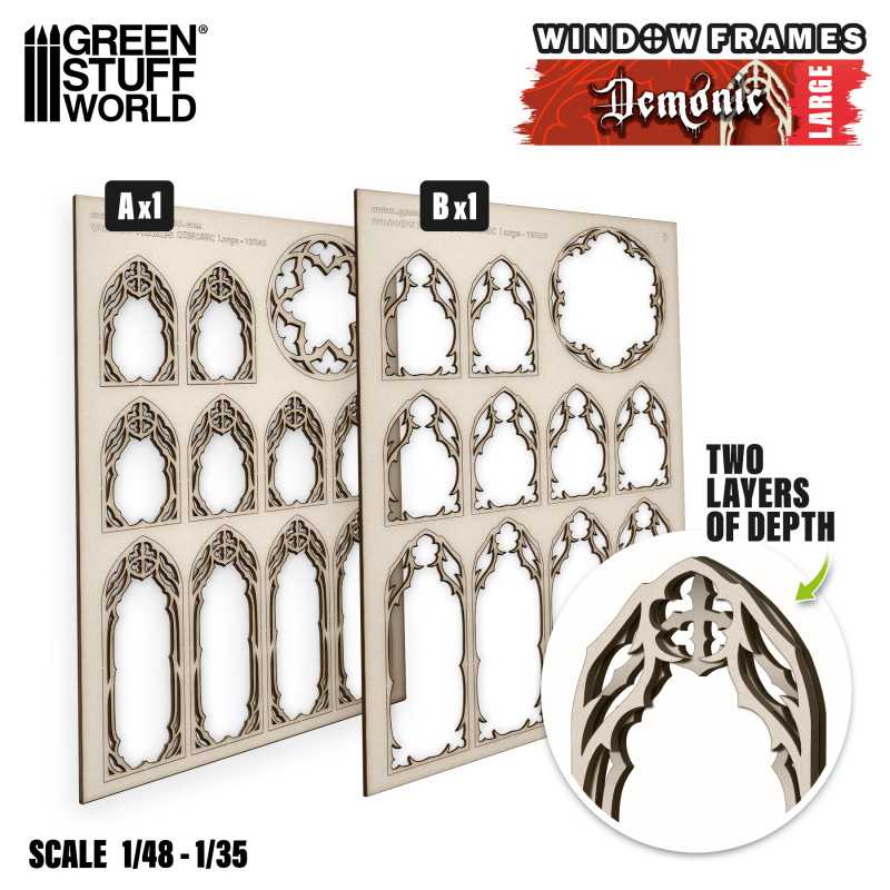 Demonic Miniature Windows - Large Demonic Miniature Windows - Large