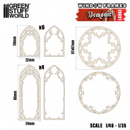 Demonic Miniature Windows - Large