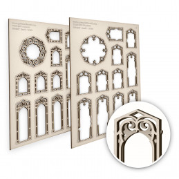 Miniatur Fenster - Ritter - klein