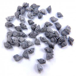 Resin Burning Skulls