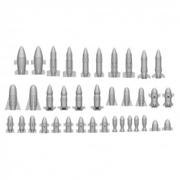 Set imprimé en 3D - Roquettes et Missiles