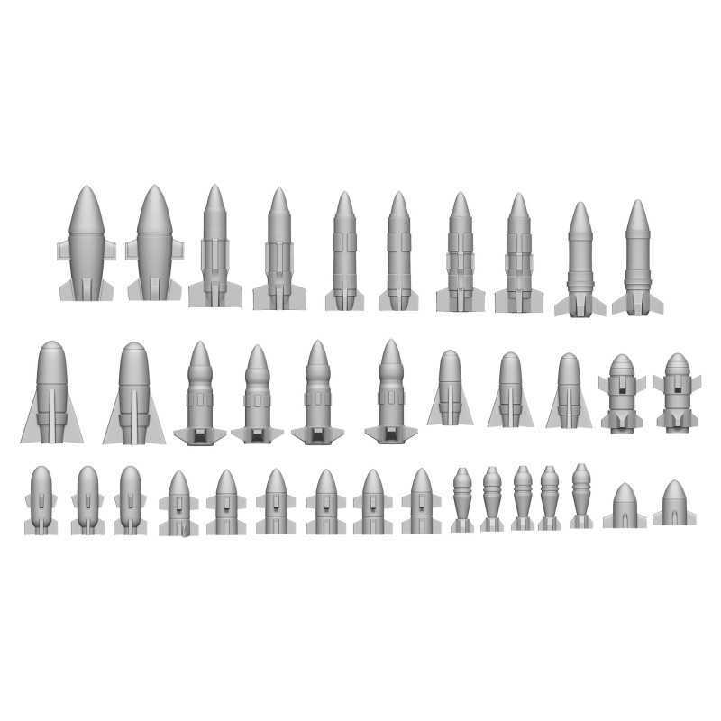 3D printed set - Rockets and Missiles 3D printed set - Rockets and Missiles