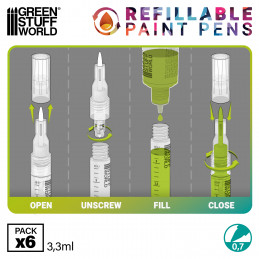Refillable paint pen | Refillable markers
