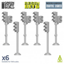 3D printed set - Traffic Lights 70mm