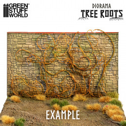 Raíces de Árbol Diorama | Raíces para maquetas