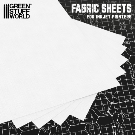 Inkjet Canvas Hotmelt Fabric Sheet for crafts and cosplay - GSW