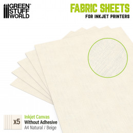 Inkjet Canvas Fabric Sheet for crafts and Cosplay