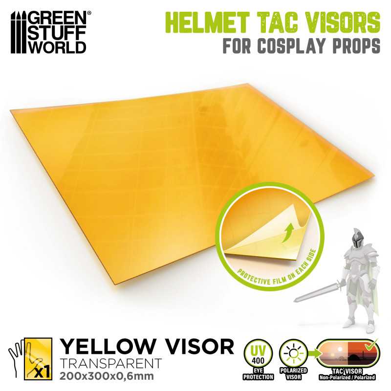 Lente per casco Cosplay TAC - Giallo Lente per casco Cosplay TAC - Giallo